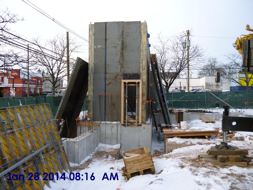 Elevator 4 Stairtower 2 Shear Wall prep work